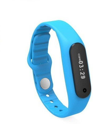 

IBS Touch Screen E06 Smart Bracelet Fitness Band Activity Tracker Oled Display Ip57 Wristband Smartband Pedometer Bluetooth 4.0 For Android 4.3 IOS 7.0 WATERPROOF HAND SENSOR BELT FOR CALL NOTIFIER MESSAGE REMINDER(Blue Strap Regular)