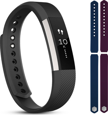

fbandz ID115HR-2STREP Fitness Smart Band(Blue, Purple Strap, Size