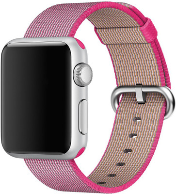 

EWOKIT 42mm iWatch Pink Nylon Smart Watch Strap(Mullti Color)