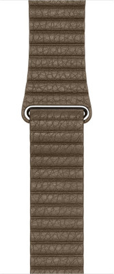 

EWOKIT 42mm iWatch Coffee Leather Loop Smart Watch Strap(Brown)