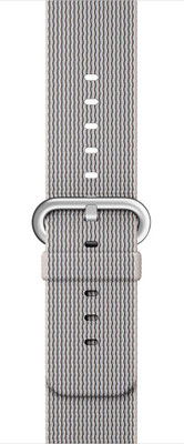 

EWOKIT Pearl Nylon iWatch Smart Watch Strap(White, Grey)