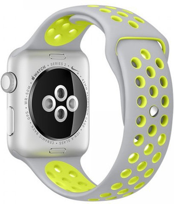 

i10 Apple 42mm Smart Watch Strap(Grey, Yellow)