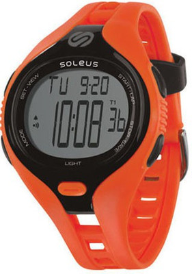 

soleus SR018-801 Smart Watch Strap(Orange, Black), Yellowish