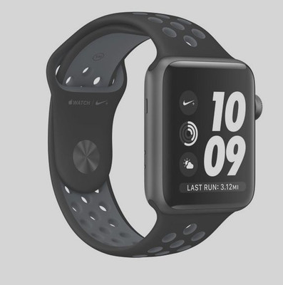

Un Branded 316l Smart Watch Strap(Grey), Grey black