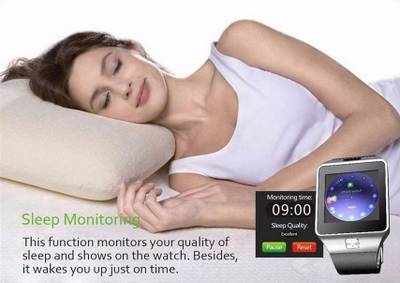 Maya DZ09 Smartwatch (White Strap) 