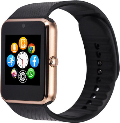 

thego GT08 Smartwatch(Black Strap Regular)