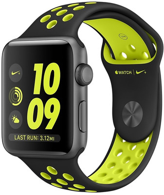 

Apple Watch Nike+ - 42 mm Space Gray Aluminium Case with Black(Black Strap Medium)