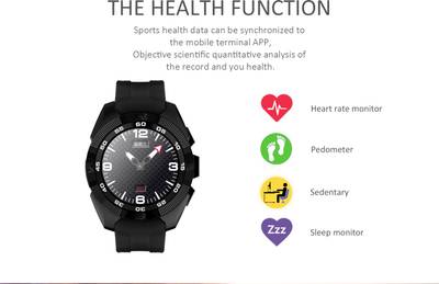 Enhance Limited edition premium NB-1 Black with heart rate Smartwatch
