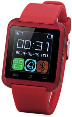 Micomy U8 Smartwatch (Red Strap) 