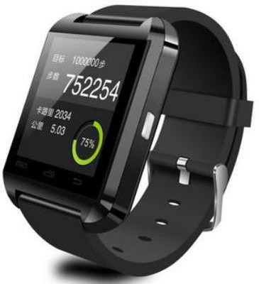 

Atech U8 Smartwatch(Black Strap Regular)