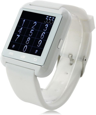 

Voltegic ™ Wrist Device For Fitness Tracker U8 Bluetooth White Smartwatch(White Strap Free Size)