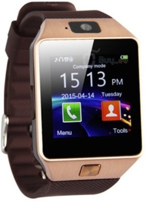 

crushacc with SIM card, 32GB memory card slot, Bluetooth and Fitness Tracker BROWN Smartwatch(Brown Strap Regular)