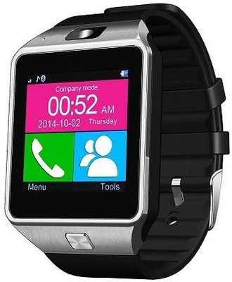 ShopAIS T30 Silver Bluetooth Smartwatch(Multicolor Strap Regular)