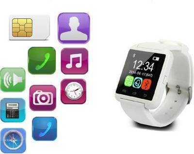 MM Sim Card option with Bluetooth U8 Smartwatch