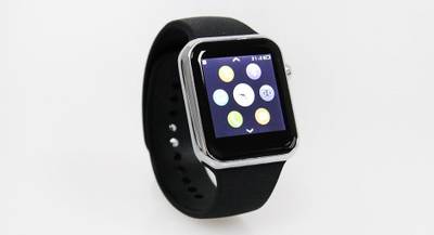 epresent Bluetooth Black Smartwatch (Black Strap) 