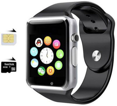 

Hari Krishna Enterprise HK9 Sim Black Smartwatch(Black Strap Regular)