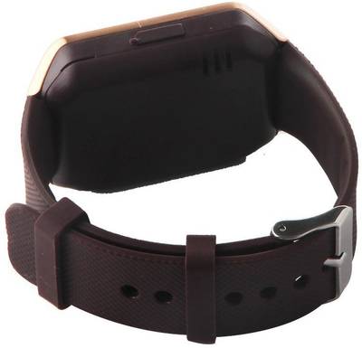 fbandz ™ Bluetooth Fitness Tracker Brown Smartwatch (Brown Strap Free Size) 