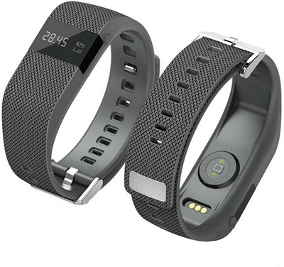 

Flipfit Fitness Band HEART RATE MONITOR BLUETOOTH CALL NOTIFICATION 3D Pedometer Temperature Calorie Monitor band tracker Black Smartwatch(Black Strap Regular)