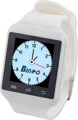 Bingo U8S White Smart Bluetooth Notification Watch With HD Sound White Smartwatch