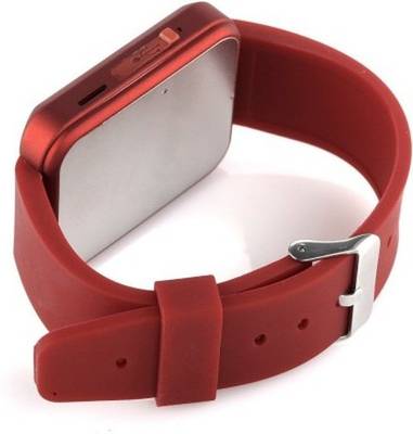 MM U8 for Android phone Bluetooth Red Smartwatch (Red Strap Free Size) 