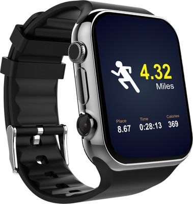 

Telebrands O7 Black Smartwatch(Black Strap Regular)
