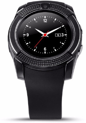 

Voltegic V8(d) phone Black Smartwatch(Black Strap Regular)