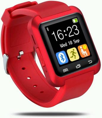 ZOON U8 Red Smartwatch (Red Strap) 