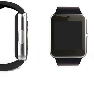 Shrih Phone With Camera Black Smartwatch (Black Strap) 