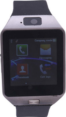 

Roiex Bluetooth and Fitness Tracker Black Smartwatch(Black Strap Medium)