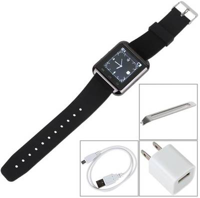 IWON U8 Smartwatch (Black Strap) 