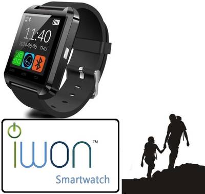 IWON U8 Smartwatch (Black Strap) 