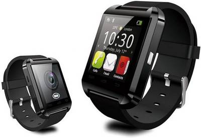 IWON U8 Smartwatch (Black Strap) 