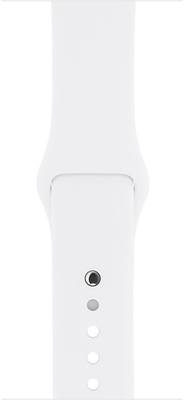 Apple Watch Series 1 - 38 mm Silver Aluminium Case with White Sport Band White Smartwatch