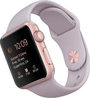 aluminium gold apple watch