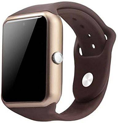 VCS GT08-B Silver Smartwatch (Black Strap M) 