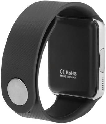IGS IGS - GT08 (silver) Siilver Smartwatch (Black Strap) 