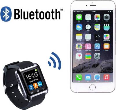 BLUFURY BU8A Smartwatch (Black Strap) 