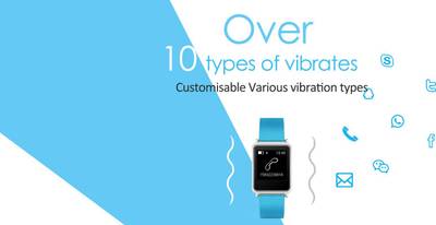 Enhance Limited edition premium i7 Blue with heart rate Smartwatch Smartwatch