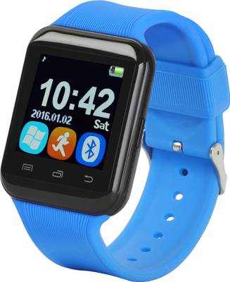 Bingo U8S With Remote Photo Function Smartwatch (Blue Strap) 