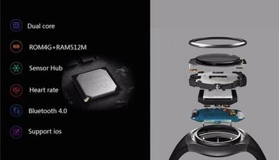 CELESTECH CSTX3 with Heart rate Monitor, SIM Card, Fitness Tracker, Bluetooth Smartwatch