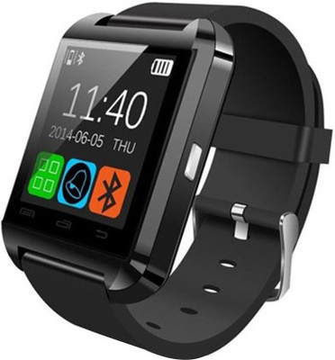 

Gadget Bucket U8 Smartwatch(Black Strap Regular)