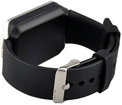 MM with SIM card & memory card slot, Bluetooth and Fitness Tracker Smartwatch (Black Strap) 