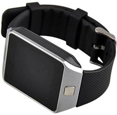 MM with SIM card & memory card slot, Bluetooth and Fitness Tracker Smartwatch (Black Strap) 