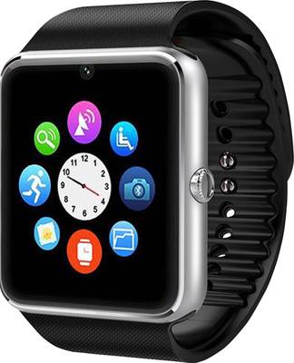 Whitecherry iTime Smartwatch (Black Strap) 