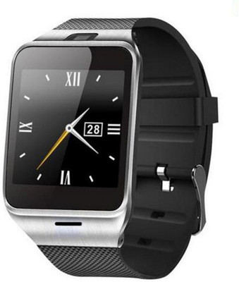 

Maya Aplus watch A18 Black Silver Smartwatch(Black Strap Regular)