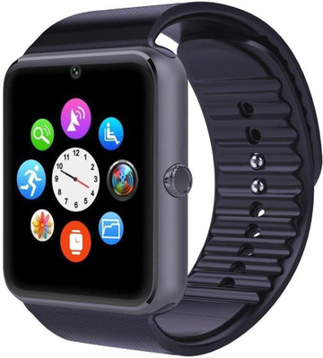 

Un Branded PUNIX GT08 Bluetooth Smart Wrist Watch With Camera, Sim & TF Card Support For Android, IOS & Smart Phone Black Smartwatch(Black Strap Regular)