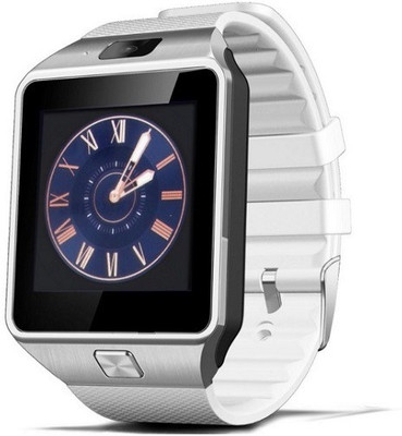 

Speed DZ 09 Bluetooth, Sim, Memory Card Slot, Camera Fitness Tracker Smartwatch(White Strap Regular)