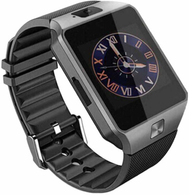 

888 DZ09 Memory card Sim card in Build Smart Watch Smartwatch(Black Strap Regular)