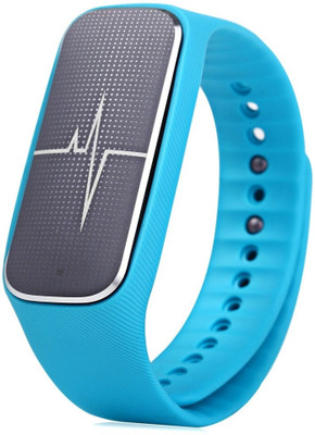

Bs Spy Le Watch android/ios bluetooth connectivity with hear rate monitor, fitness band bracelet, pedometer Blue Smartwatch(Blue Strap Large)
