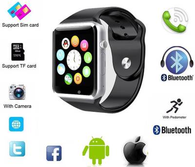 RoQ W8 Bluetooth Smart Health Watches Support SIM Card slot and memory card slot Smartwatch